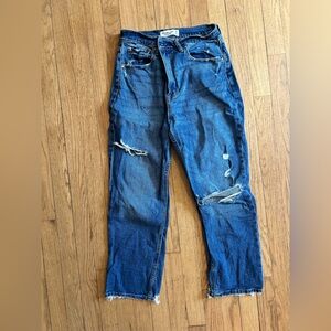 Ankle Straight High Rise jeans